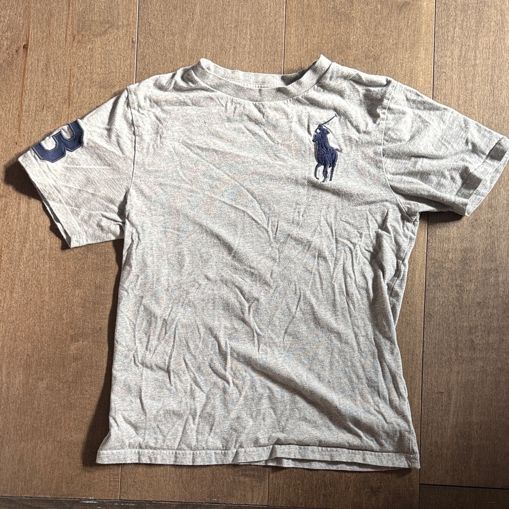 Polo by Ralph Lauren Light Gray Short Sleeve Tee